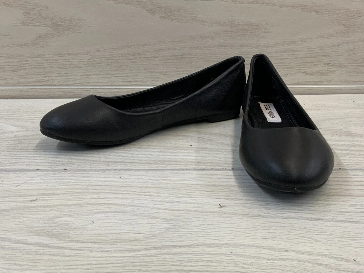 Steve Madden P Heaven Flats Women s Size 6.5 M Black MSRP 80