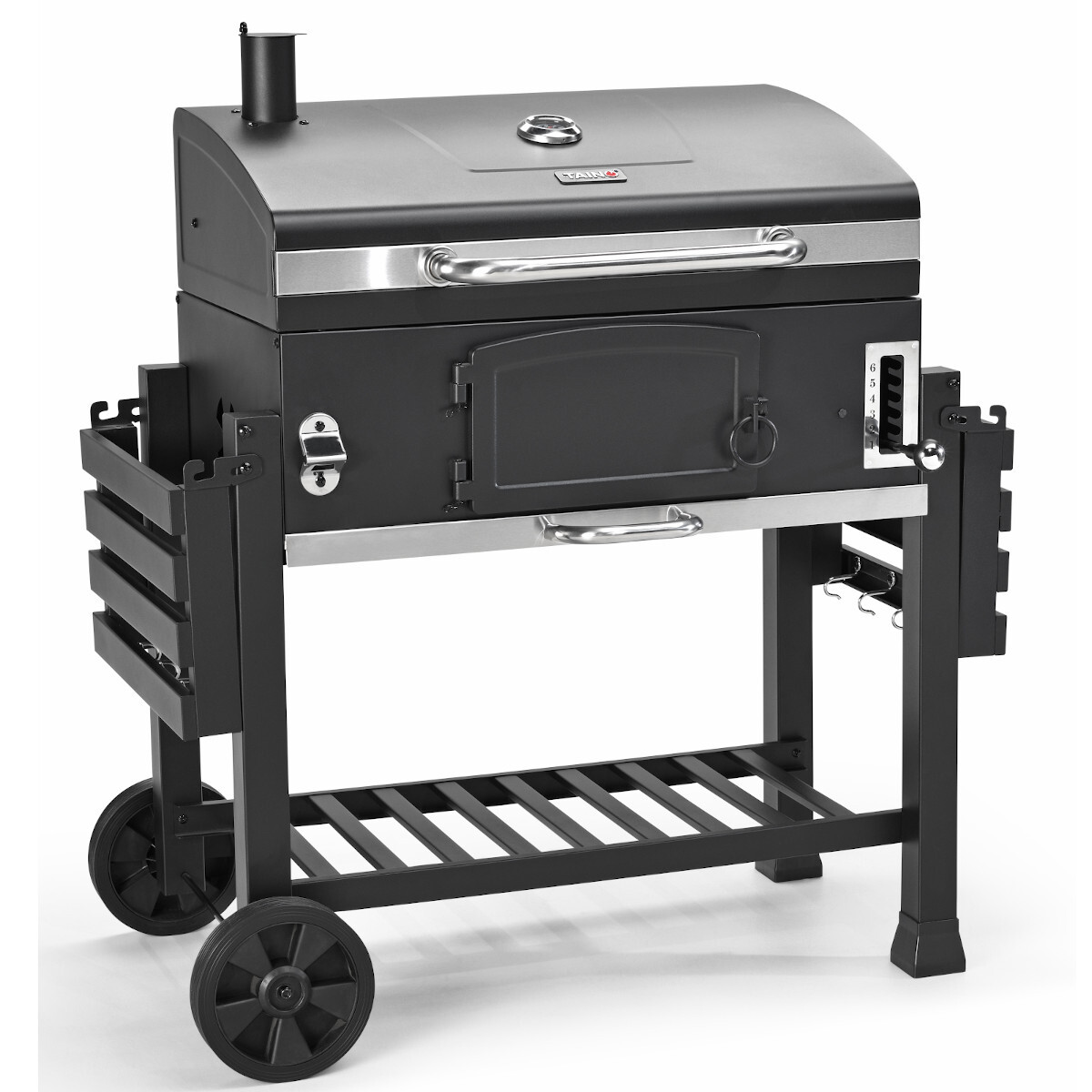 TAINO HERO XXL Smoker BBQ Grillwagen Holzkohlegrill