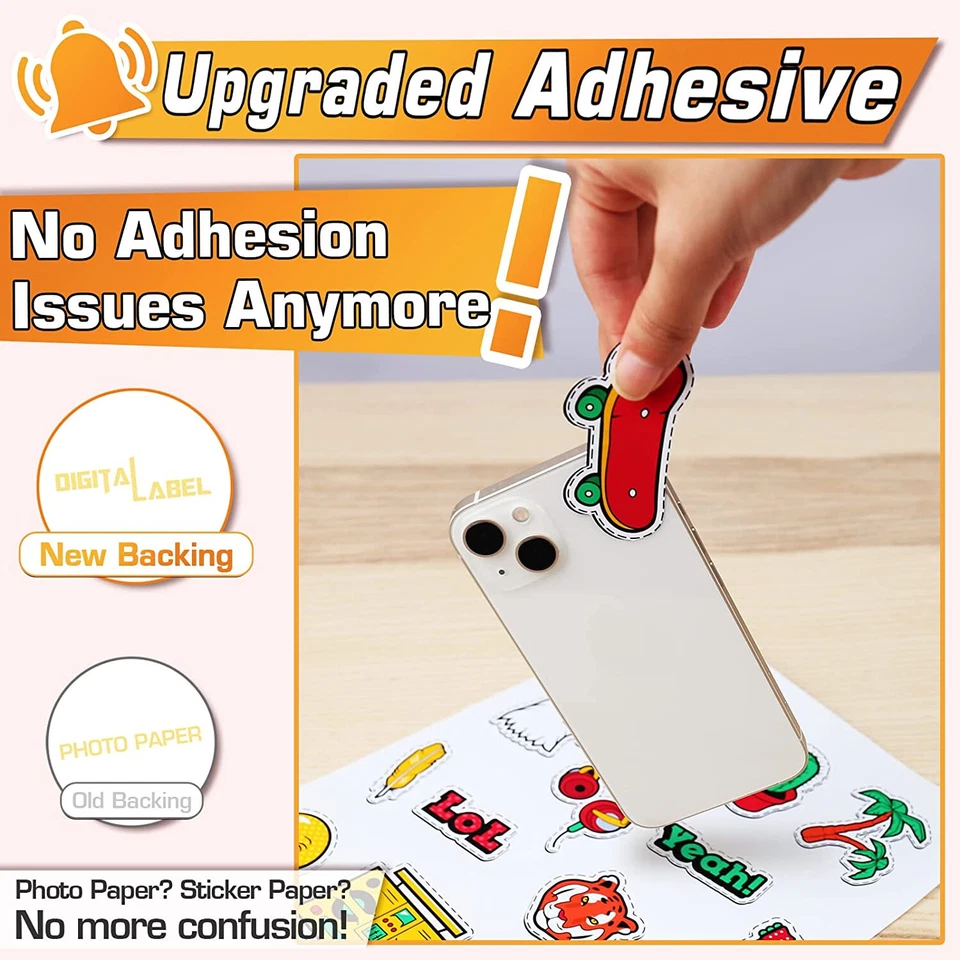 360 Sheets Koala Glossy Sticker Paper 8.5x11 Inkjet Printer Adhesive Photo Paper - Image 2 of 4