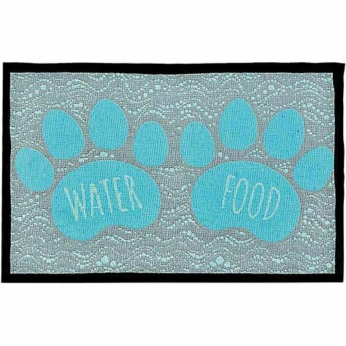 Cat Dog Puppy Kitten Pet Food Mat Feeding Floors Non Slip Food Water Placemat - Picture 14 of 17
