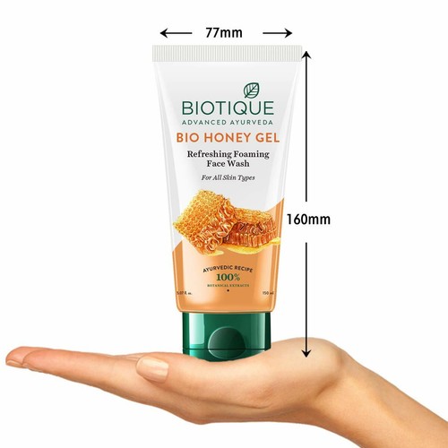 Biotique Bio Honey Gel Refreshing Foaming Face Wash - All Skin Type - 200 ML -FS - Picture 9 of 13
