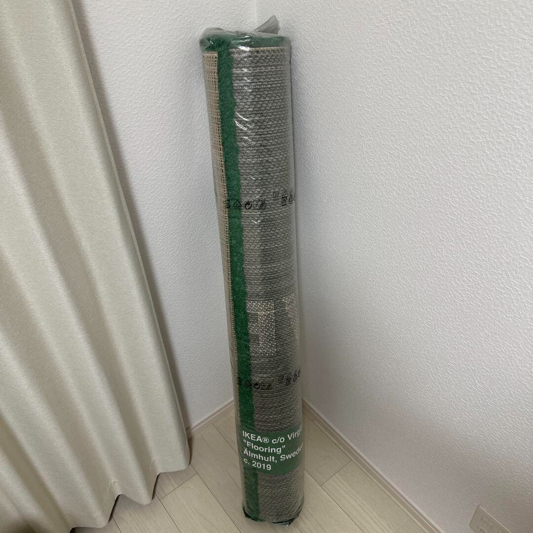 Virgil Abloh Ikea Markerad Wet Grass Rug Green OFF White Limited