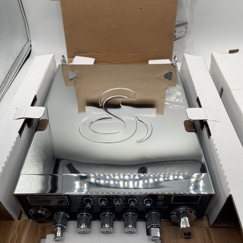 Cobra 29 LTD chromowo-niebieskie światła LED z uchwytem montażowym i mikrofonem - nowe - Zdjęcie 5 z 9
