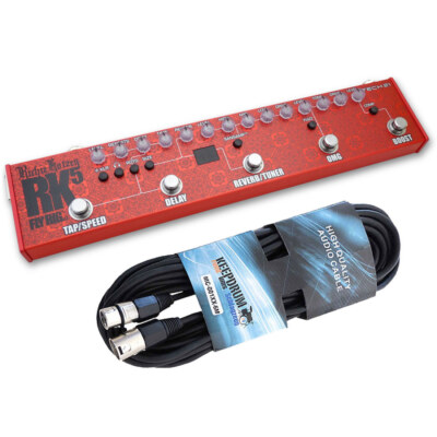 Tech21 Fly Rig Richie Kotzen Effektgerät + keepdrum XLR-Kabel