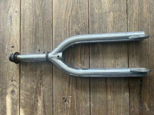 Old School BMX GT Freestyle Fork Akisu Chrome Blue 20 x 1" Threaded 90s 1998 - Picture 11 of 11