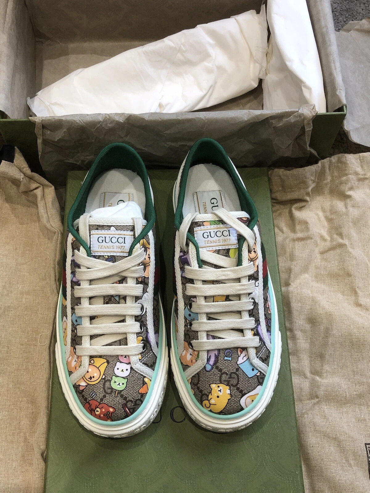 Baskets baskets femme Gucci Ace pointure 34,5