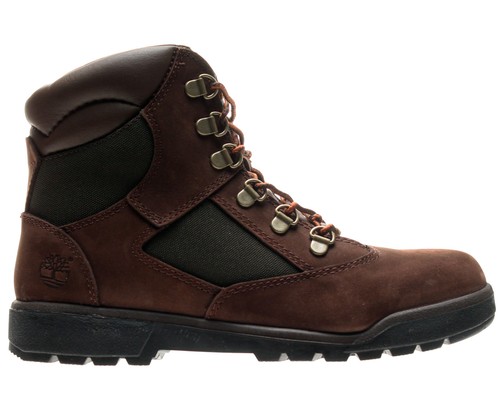 Timberland 6-Inch Field Boot Brown/Green Junior Big Kids Boots 44992 - 第 2/7 張圖片