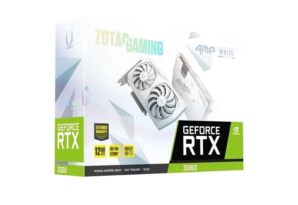 ZOTAC NVIDIA GeForce RTX 3060 12GB GDDR6 Computer Graphics Cards