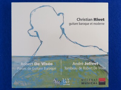 Christian Rivet Guitare Baroque Et Moderne De Visee/Jolivet-Brand New-CD !!