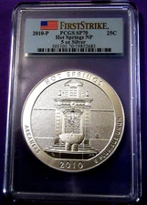 2010 ATB 5 OZ. ROUNDS-FIRST SET ALL SP-70-SECOND SET DMPL MS-69 ALL FIRST STIKE!