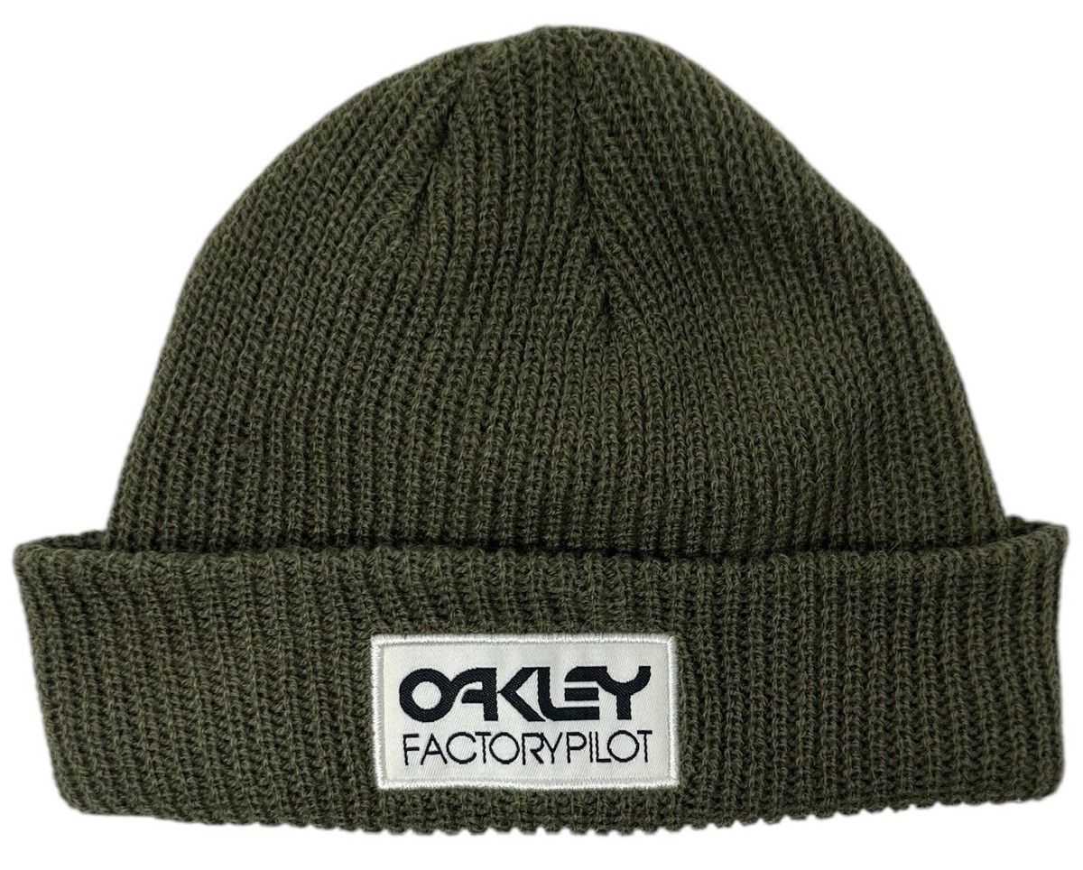 Oakley Men's Factory Pilot Flip Ribbed Knit Beanie | eBay