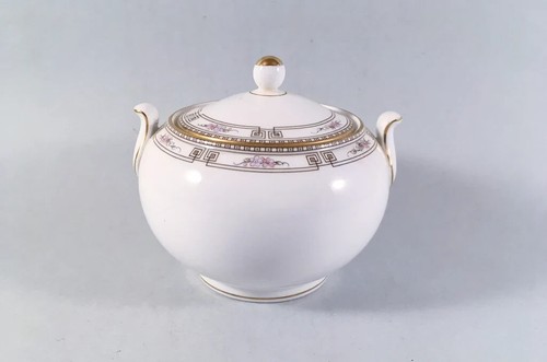 WEDGEWOOD "COLCHESTER" BONE CHINA TEEKANNE, MILCHKÄNNCHEN & ZUCKERDOSE - Bild 2 von 5
