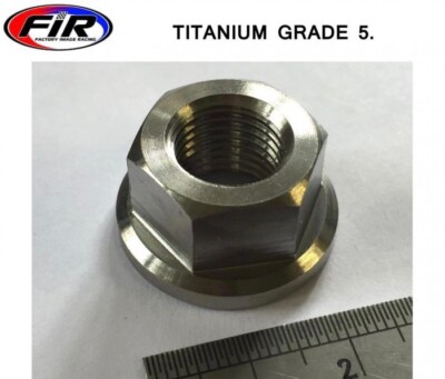 M14x1,50 Titan Flanschmutter GR5 Grade 5 M14 x 1,50 metrisch fein 08-9629 1,5 mm