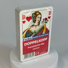 10 Doppelkopfspiele Leinen Französisches Bild, Doko Doppelkopfkarten von Frobis