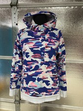 Under Armour Hoodie - Youth Large Loose - Camo Vibrant Colors - Pullover