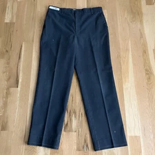 Red Kap Pants Men’s 35X31 Gray Vintage USA Flat Front Chino Workwear