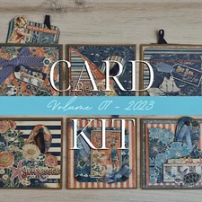 Graphic45 SUN KISSED POCKET STYLE CARD KIT scrapbooking 2023V7