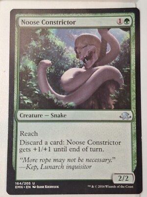 Noose Constrictor - Eldritch Moon - Magic the Gathering MTG Nice!