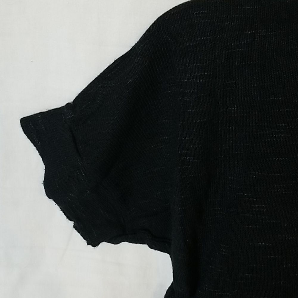 Mossimo Open Front Basic Black Sweater - image 7