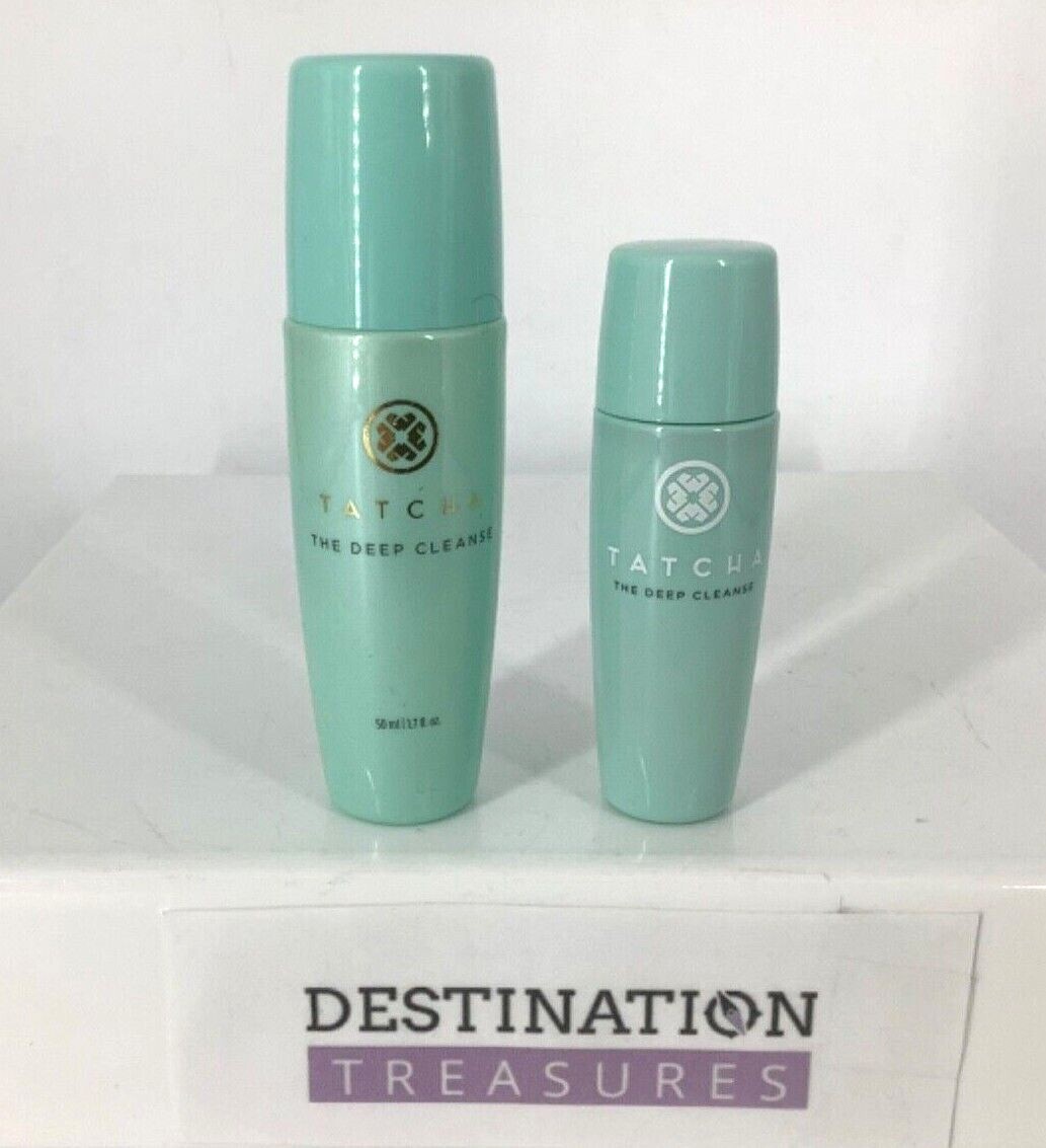 Tatcha The Deep Cleanse Facial Cleaners Set of 2 Deluxe Travel