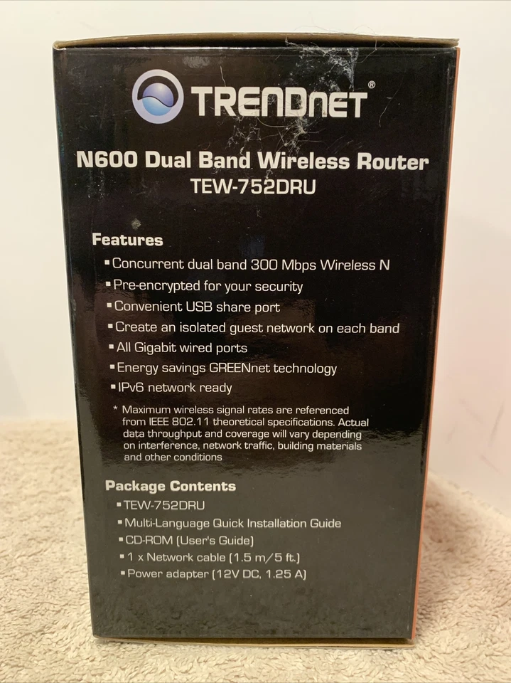 TRENDnet Wireless N600 Dual Band Gigabit Router, TEW-752DRU - Image 3 of 4