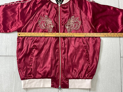 darc sport ナイロンジャケット XL Darc Sport Wolves Club Satin Jacket Red Men's Size XL 144