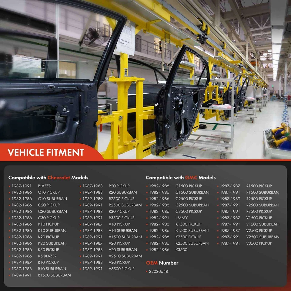 Regulador de ventana eléctrica con motor para camioneta Chevy GMC conductor delantero izquierdo derecho Foto 3 de 4