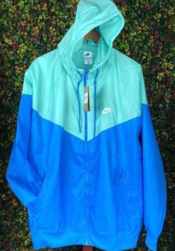 NIKE Windrunner Mint/ Blue Windbreaker 