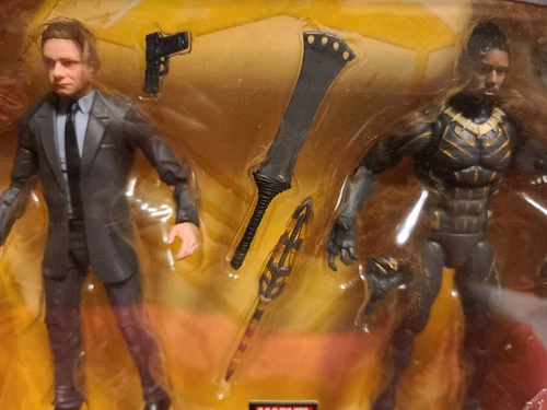 TARGET EXCLUSIVO MARVEL LEGENDS KILLMONGER - AGENTE ROSS Paquete de 2 Sin usar en paquete Vengadores dos