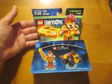 LEGO Dimensions 71222 LEGEND OF CHIMA Fun Pack LAVAL & MIGHTY LION RIDER