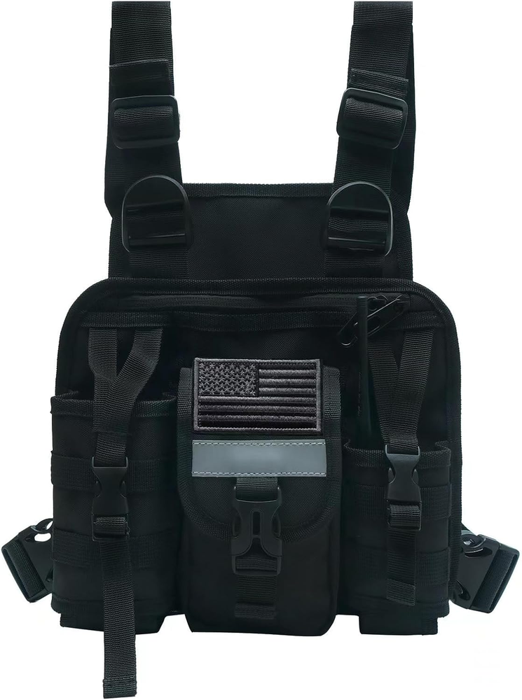 Radio Chest Harness Walkie Talkie Chest Holster Chest Tool Harness Chest Rig wit