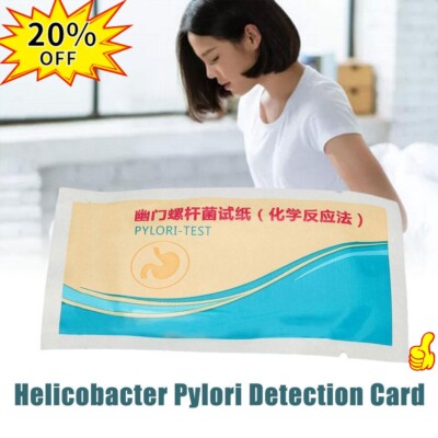 1Pack H Pylori Test Paper Disposable Hygienic Fast Accurate Testing Painless