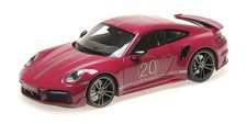 Porsche 911 (992) Turbo S Coupe Sport Design (Red) 2021 1:18 Minichamps