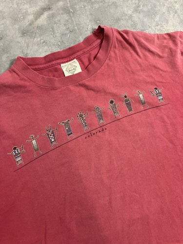Camiseta vintage de los años 90 Colorado Sun Faded Distressed Singlestitch - Imagen 2 de 8