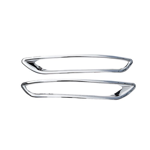 Chrome ABS Rear Bumper Fog Light Cover Trim For BMW 2 Series F45 F46 218i 15-18 - Picture 9 of 11