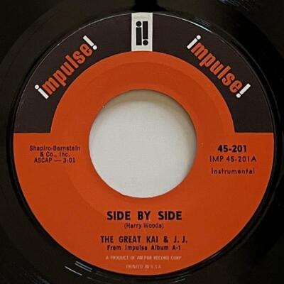 J.J. Johnson & Kai Winding Side By Side / Theme From Picnic 45 M- Impulse Jazz