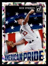 2018 Donruss Nick Sprengel  American Pride Crystals  #AP21 USA