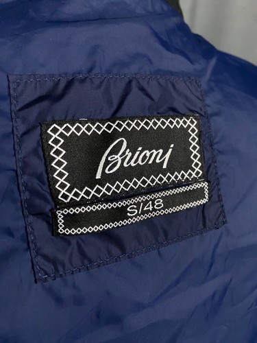 Brioni Men's Blue Padded Quilted Jacket Size 48/S - 第 11/12 張圖片