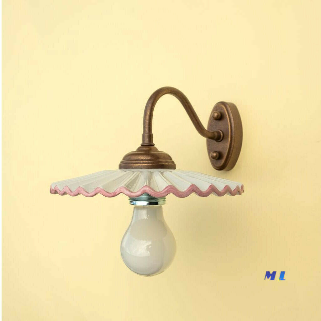 Lampada Jupiter Ø20 Ceramica di Bassano - Emozioni Shabby Chic Artigiana