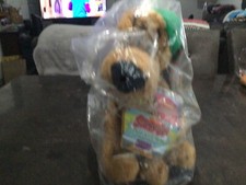 SCOOBY-DOO 15 INCH STUFF ANIMAL NEW IN BAG WITH KNIT HAT PLUSH