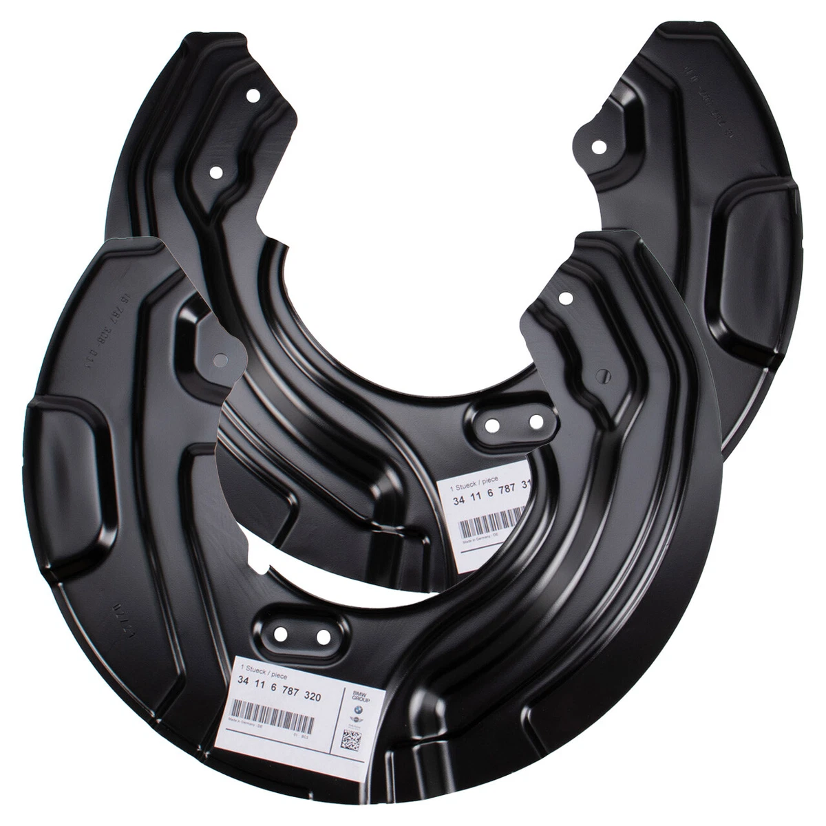 2x ORIGINAL BMW Abdeckblech Ankerblech 3er E90 E91 E92 X1 E84  