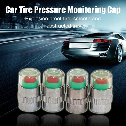 4X Car Tyre Tire Pressure Gauge Indicator Alert Monitoring Valve Cap Sens FAST - Picture 6 of 18
