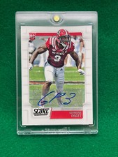 2019 Score Rookie Autographs #426 Germaine Pratt Bengals RC Auto NC STATE