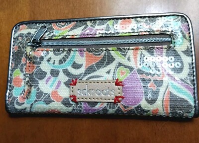 Sakroots All Over Sequin Wallet Credit Card ID Bifold