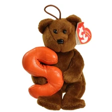 TY Alphabet Beanie Baby - LETTER S (5.5 inch) - MWMTs Stuffed Animal Toy