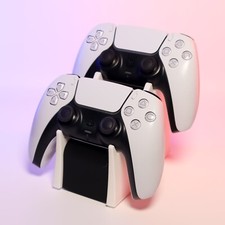 PS5 Controller Stand Double Holder Gaming Accessory Dual Controller Display