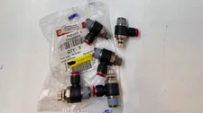 Pack of 5 Norgren Pneutic CSeries Threaded Flow Controller,8mm Tube Inlet Outlet