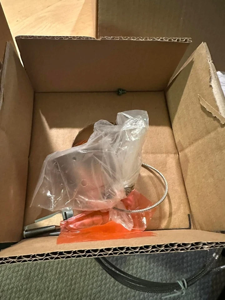 (2) Brushed Nickel And Cobalt Blue Cone Glass Pendant Lights- Matching Pair Set - Image 3 of 4