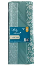 The Pioneer Woman Tissue Paper Red Teal Floral ~ Choice 1 Pack of 12pc Farmhouse