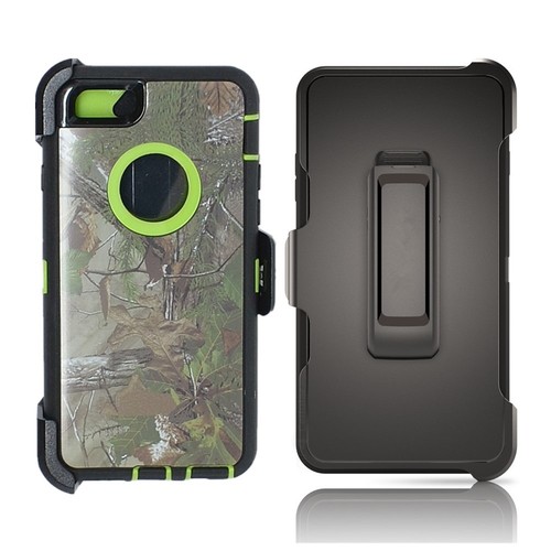 For iPhone 6S Plus 6 Plus Camo Heavy Duty Case Cover with Belt Clip & Screen - Picture 15 of 24